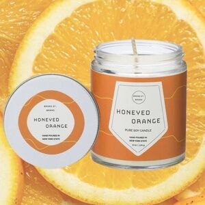 🐭 SALE! KOBO Honeyed Orange Candle (4 oz)  | 100% Pure Soy Candle with a topper